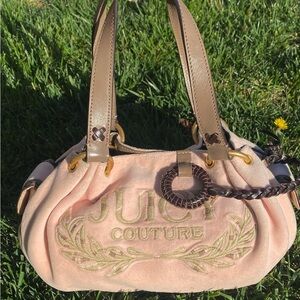 Baby pink Vintage Juicy Couture Hand shoulder bag purse